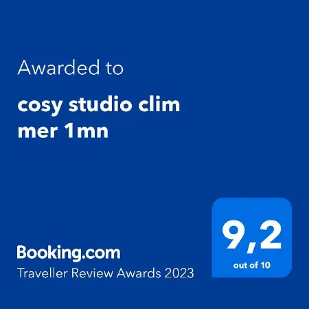 Cosy Clim 1mn Apartment